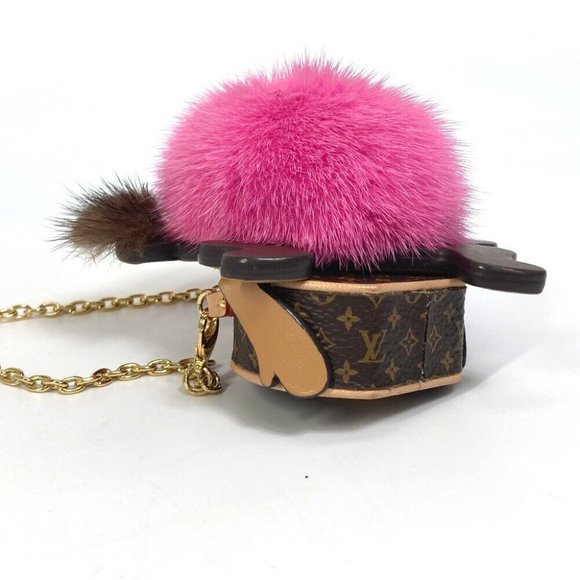 LOUIS VUITTON Monogram Body Chain- Monkey hat bock/accessories Necklace - Picture 3 of 9